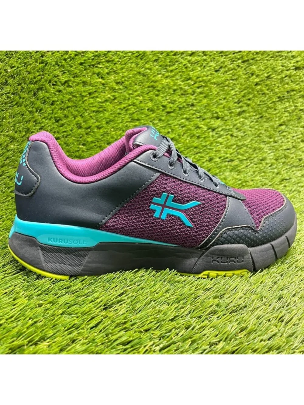 Kuru Quantum 2.0 Womens Size 10D Purple Blue Athletic Running Shoes Sneakers